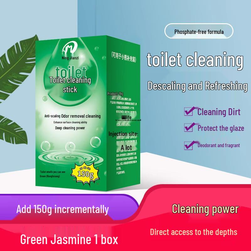 Toilet Deodorizer & Descaler Stick - Odor-Removing Cleaner for Household Bowls