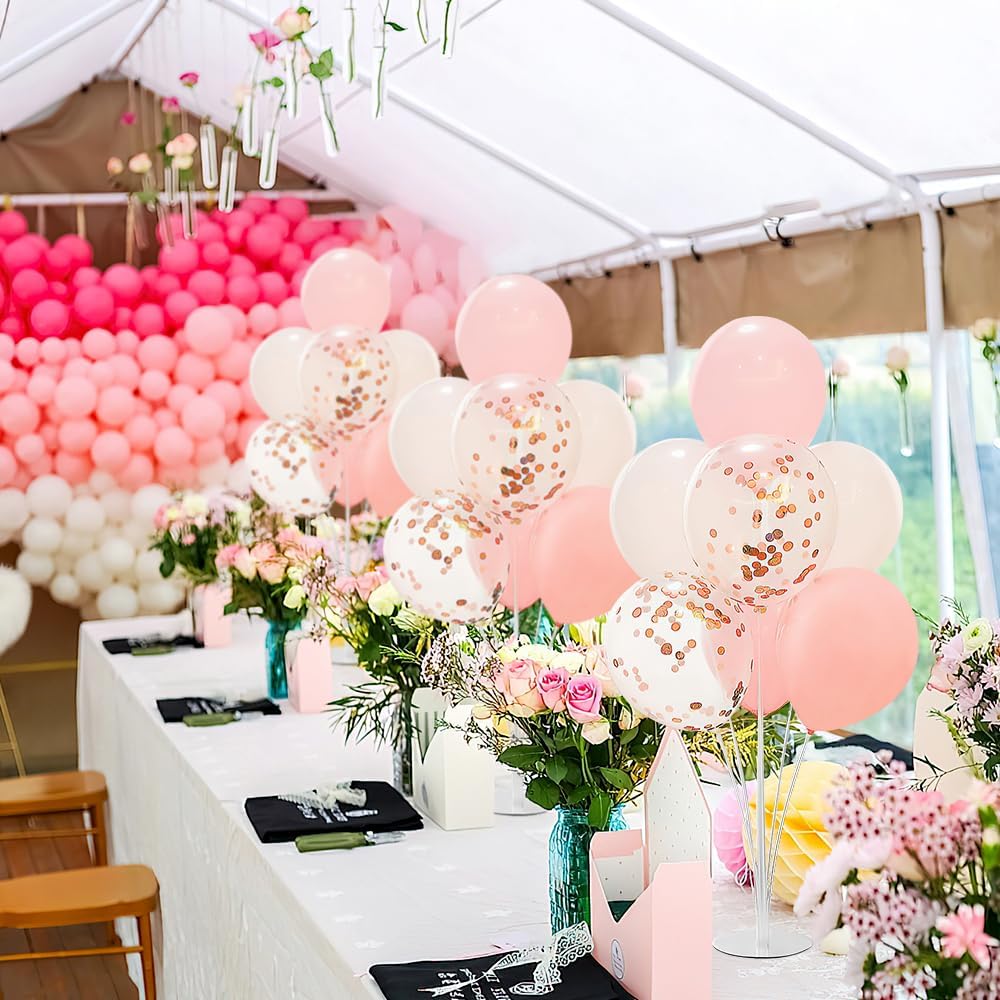 Balloon Stand Kit Balloon Sticks With Base for Table Balloon Stands With Base for Floor Balloon Arch Stand With Base Balloon St