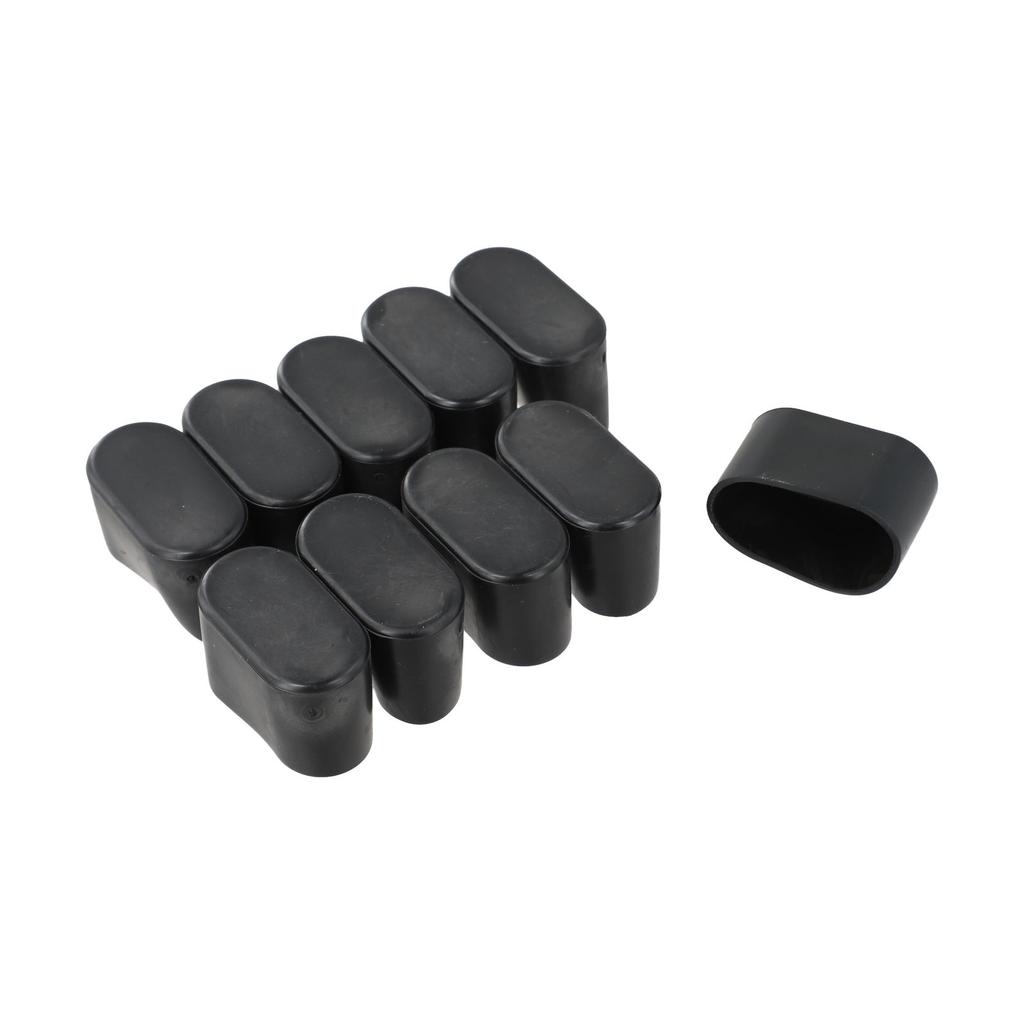 Oval Covers Chair Leg Cap 10Pcs Table Feet For Outdoor Furniture Garden Home Supplies PVC Rubber Practical 2025