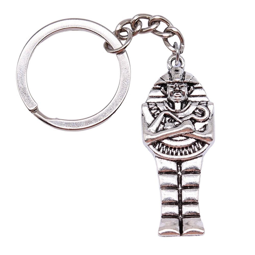 Pharaoh Chief Egyptian Amulet Keychain for Office Workers New Arrival Initial Graduation Gift Casual Accessory