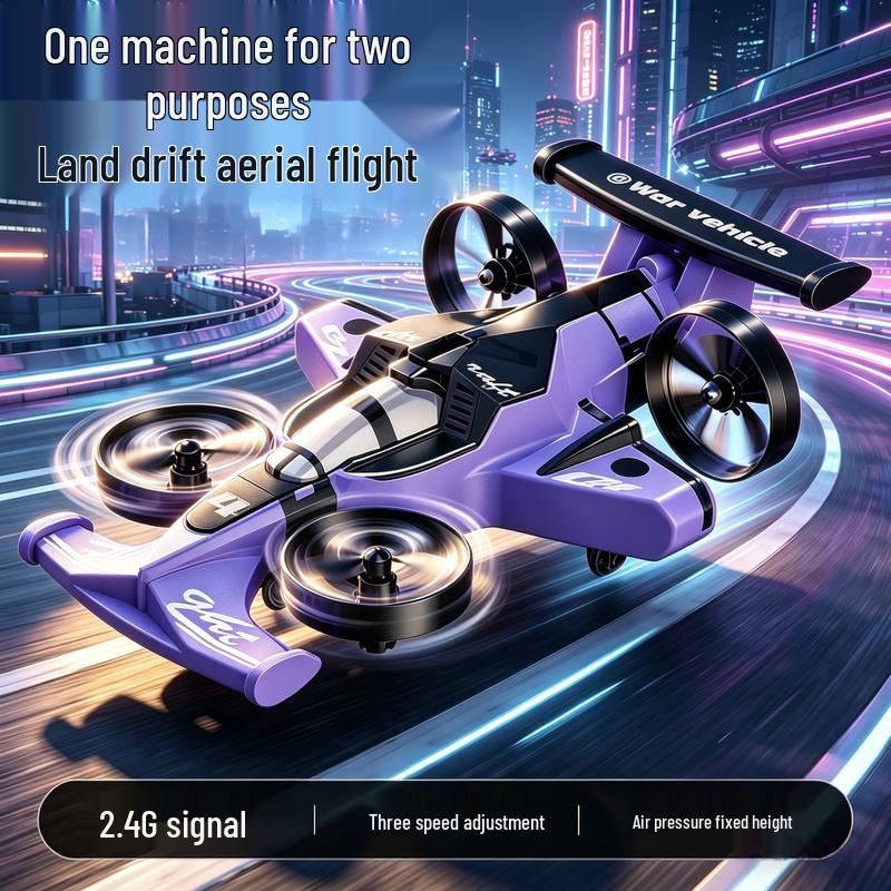 F1 Dual-Mode RC Racing Car & Drone
