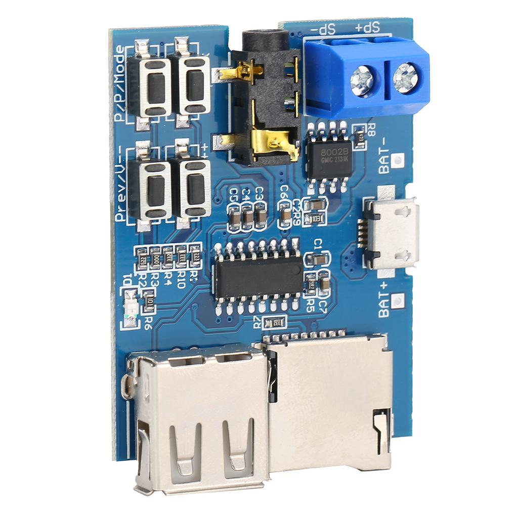 MP3 Decoding Module Lossless Power Amplifier O Receiving Decoder Board 3.7‑5.5V
