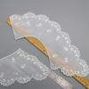 Chiffon Plus Organza Fabric Embroidery False Collar Lace Three-Dimensional Lapel Embroidery Clothing Accessories