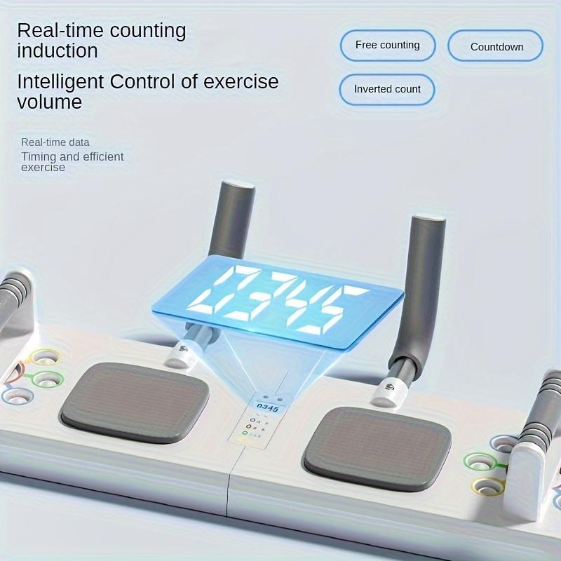 2 Stück Zähl-Push-up-Board, multifunktionaler tragbarer Bauchmuskeltrainer für Krafttraining