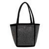 Elegant Sparkling Square Bag PU Bucket Handbag Fashion Bright Rhinestone Shoulder Bag  Shopping
