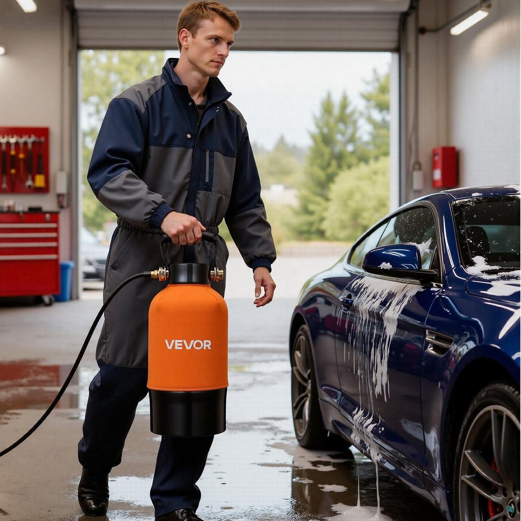 Sistema di Acqua Deionizzata per Autolavaggio, Sistema di Acqua per Autolavaggio Senza Macchie con Resina DI da 5L e Misuratore TDS, Filtro Acqua Deionizzata Senza Macchie per Auto Camper