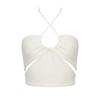 Missy Empire Womens/Ladies Crossover Ribbed Fitted Crop Top