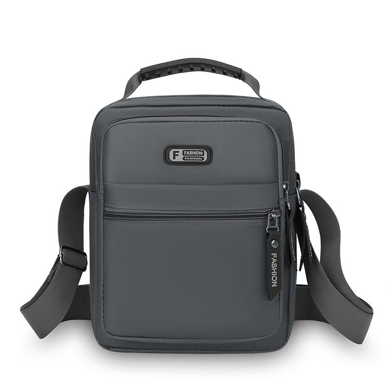 Men's Shoulder Bag Business Leisure Large Capacity Portable Handbag Multi Layer Waterproof Male's Crossbody Bags