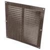 Amig | grille d'aération 3 | 200 x 200 mm | aluminium | wengé