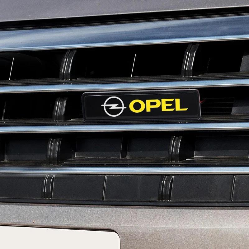 New Car Front Hood Grille Emblem LED Light Grill Decorative Lights for Opel Astra H G J Insignia Mokka Zafira Corsa C D Antara