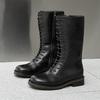 2025 New Men's Retro Casual High-top Thick-soled Versatile Thick-soled Heightening Martin Boots 57012-Q