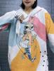 2023 Women's Plush Faux Mink Sweater: Loose, Rhinestone-Embellished, Versatile Plus Size Top for Autumn/Winter