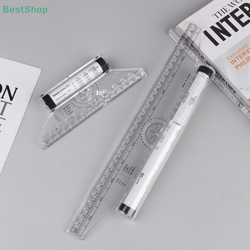 15/30cm Parallel Ruler (Roller Type) - Multi-Purpose Drawing & Design Ruler For Translation & Angle Measurement