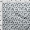 oneOone Cotton Flex Gray Fabric Abstract Watercolor Floral Fabric For Sewing Printed Craft Fabric By The Yard 40 Inch