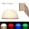 Creative 3D Folding LED Night Light RGB Color USB Recharge Wooden Book Lights Decor Bedroom Table Lamp for Kid Brithday Gift Hot