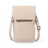 Bolso Mini para Teléfono con Pantalla Táctil de Color Sólido - Bandolera Minimalista Estilo Coreano