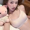 Summer thin cross beautiful back underwear women's no steel ring small chest gathering breathable non-marking bra cover
