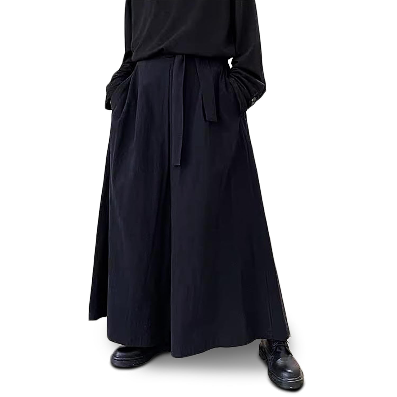 Silver Style Mens Hakama Pants Wide