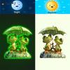 Glow In The Dark Toilet Stickers Cartoon Frog Penguin Design Removable Waterproof Bathroom Wall Sticker Home Decor