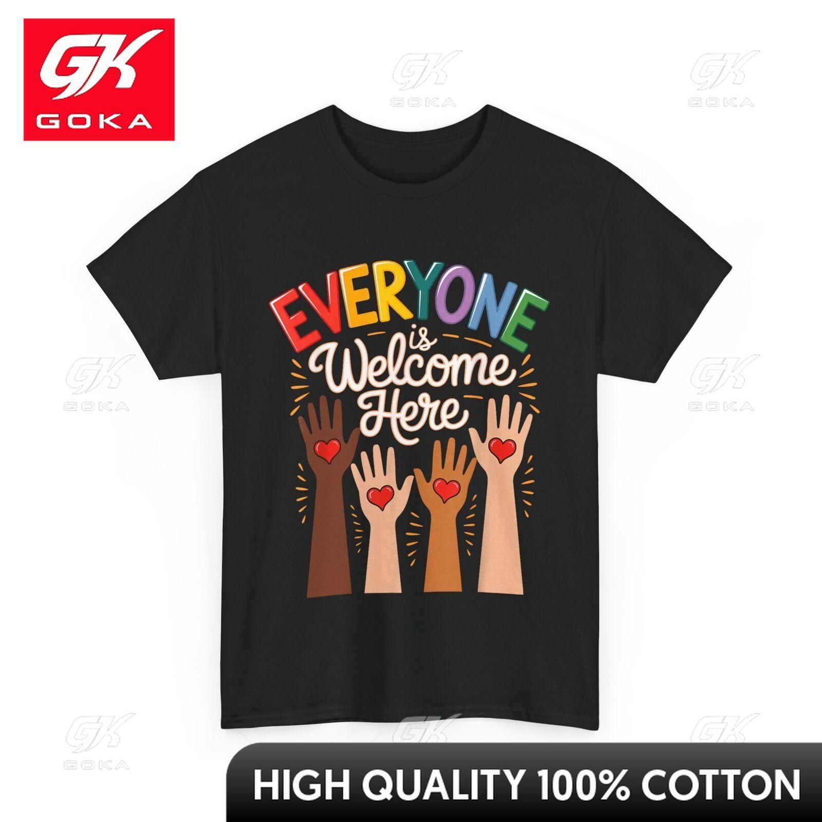 

Idaho Teacher Tshirt Hands with Hearts Tshirt Short Sleeves Shirt Funny Round Collar Cotton Fabric Graphic Urban Style S