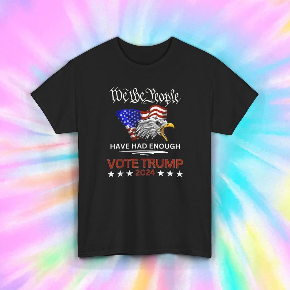 

Vote Trump 2024 T-Shirt | We The People Patriotic Eagle Tee | S-5XL M