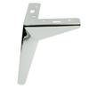 Star Furniture Leg, Silver Chrome, Height 15 Cm