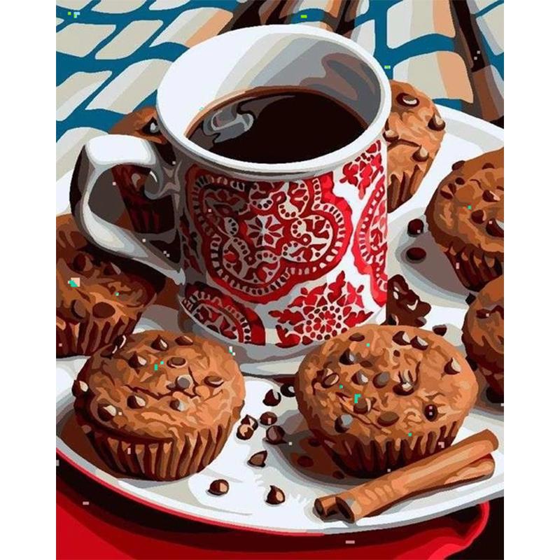 5D Diy Diamond Painting Flowers Cup Fruit Cross Stitch Kit Full Drill Round Embroidery Mosaic Art Picture Of Rhinestones Decor