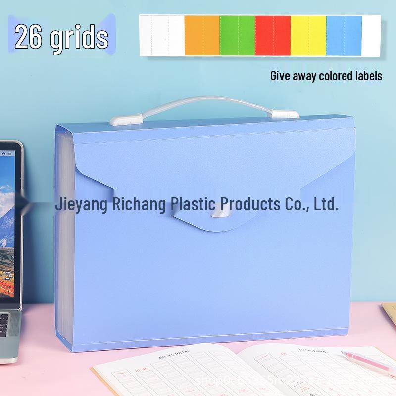 26-Compartment A4 Accordion File Organizer – Multi-layer Student Handheld Storage Bag