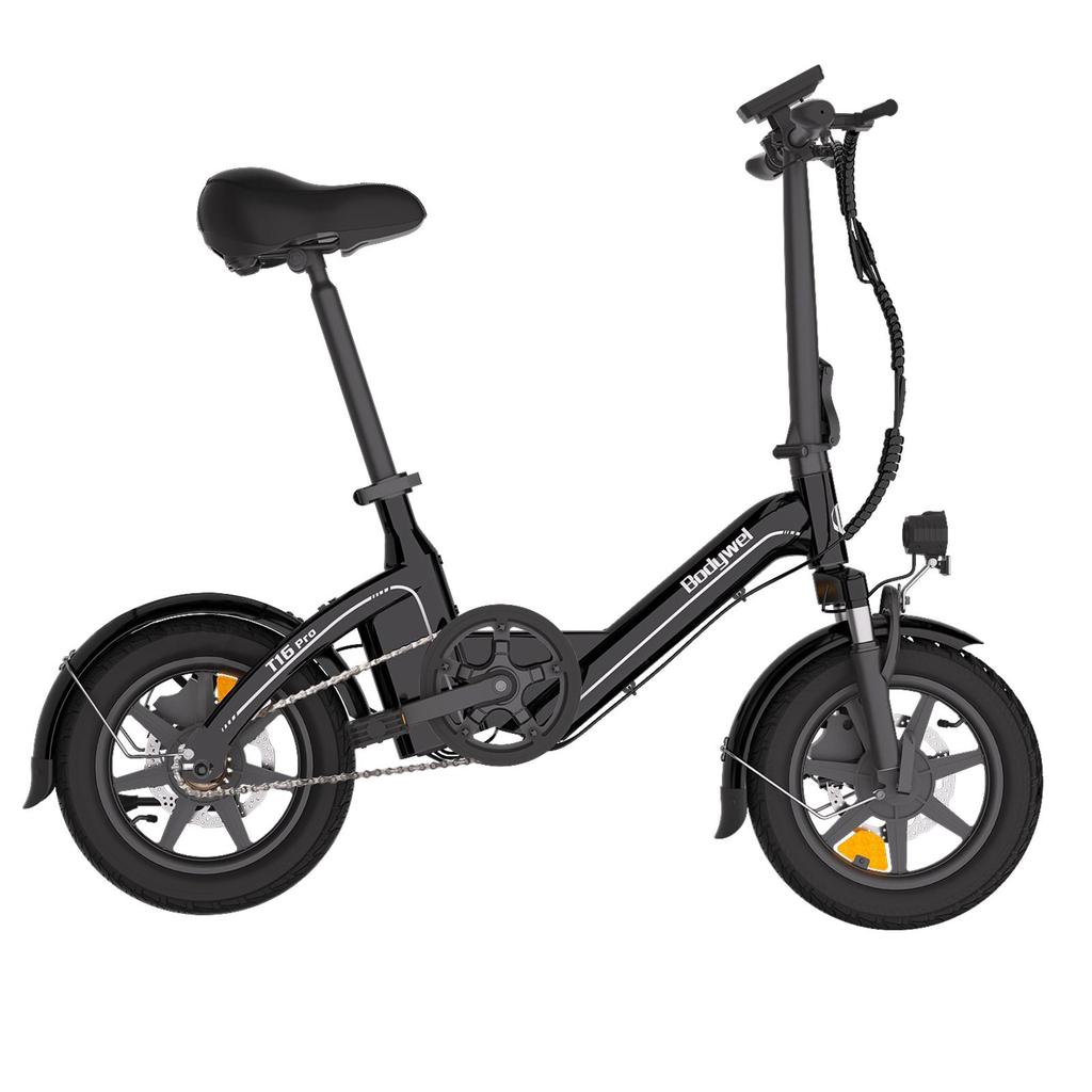 Bodywel T16PRO 14 Inch Lightweight Folding Electric Bicycle 36V7.8AH Battery 250W Motor Urban Commuting E- Bike Adult Outdoor Riding Electric Bike