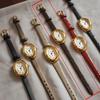 Women's Vintage Oval Goose Egg Quartz Watch Waterproof Real Leather Dress Ladies' Watch Christmas Gift Clock Montres Pour Femmes