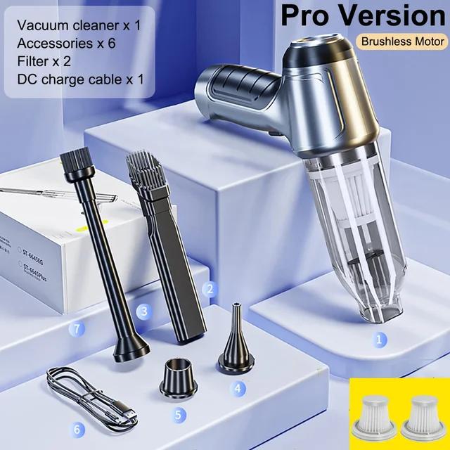 NEW 95000Pa Wireless Car Vacuum Cleaner Strong Suction Handheld Auto Vacuum & Car Dual Use Mini Vacuum Cleaner Appliance 2025