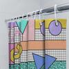 Unique Abstract Shower Curtain Modern Art Bathroom Decor Waterproof Fabric Liner Set Home Textile Tapestry Wall Hanging