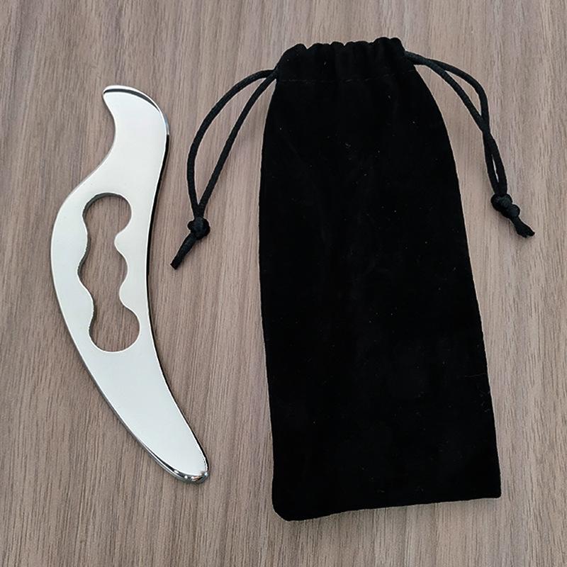 1 Pcs Bird-shaped Fascial Scrapper Stainless Steel Soft Tissue Massage Tool Fascial Relaxation Knife