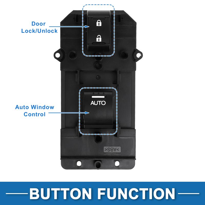 X Autohaux Front Right Passenger Side Power Window Switch for Honda Accord No.35760TA0A21