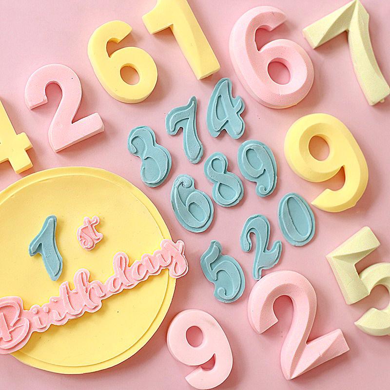 Silicone Number Cake Mold for Fondant, Gum Paste & Chocolate