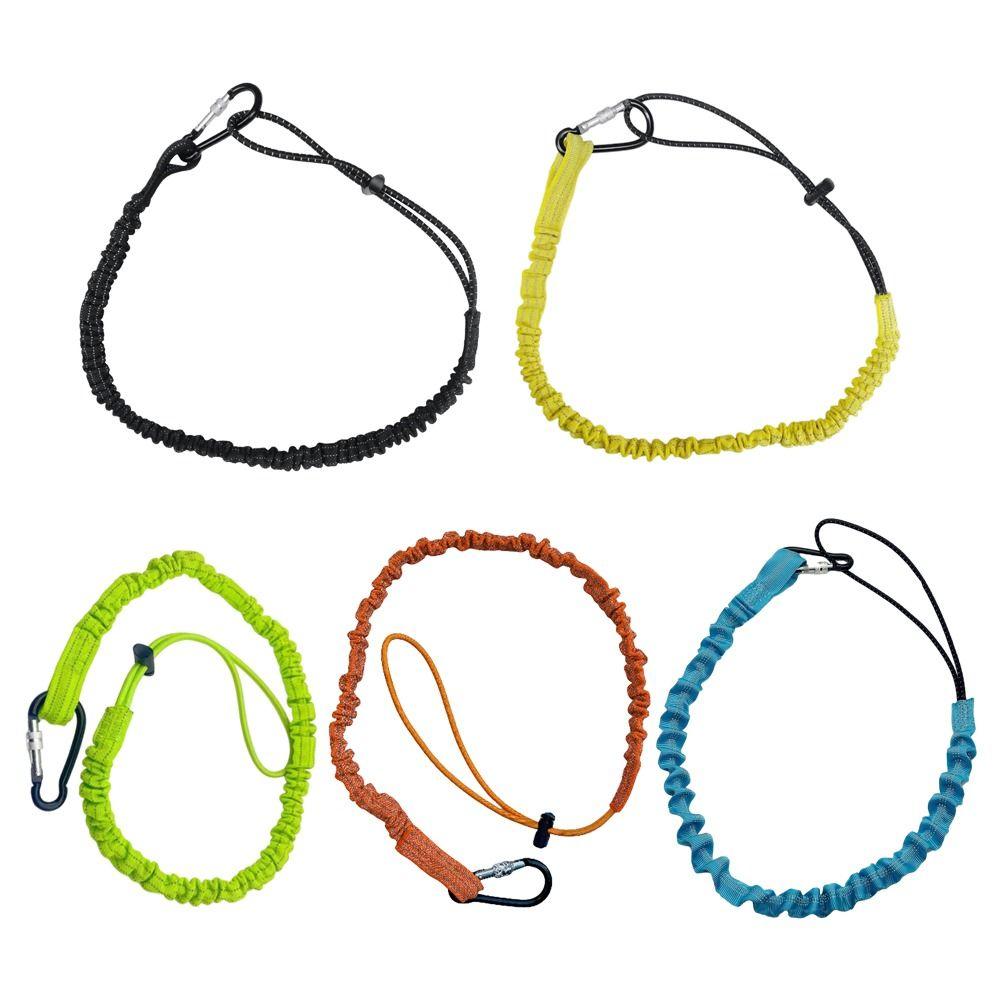 With Carabiner Hook Safety Bungee Tether Lanyard 90*2cm Aerial Work Tool  Climbing Accessories