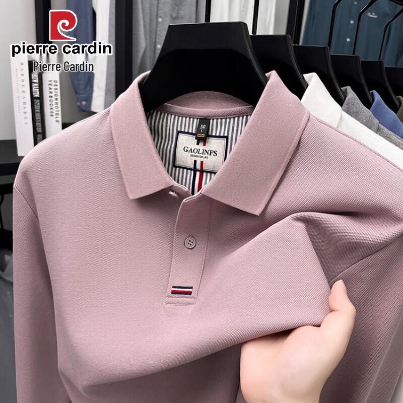 Pierre Cardin Men's Pure Cotton Long Sleeve Polo Shirt