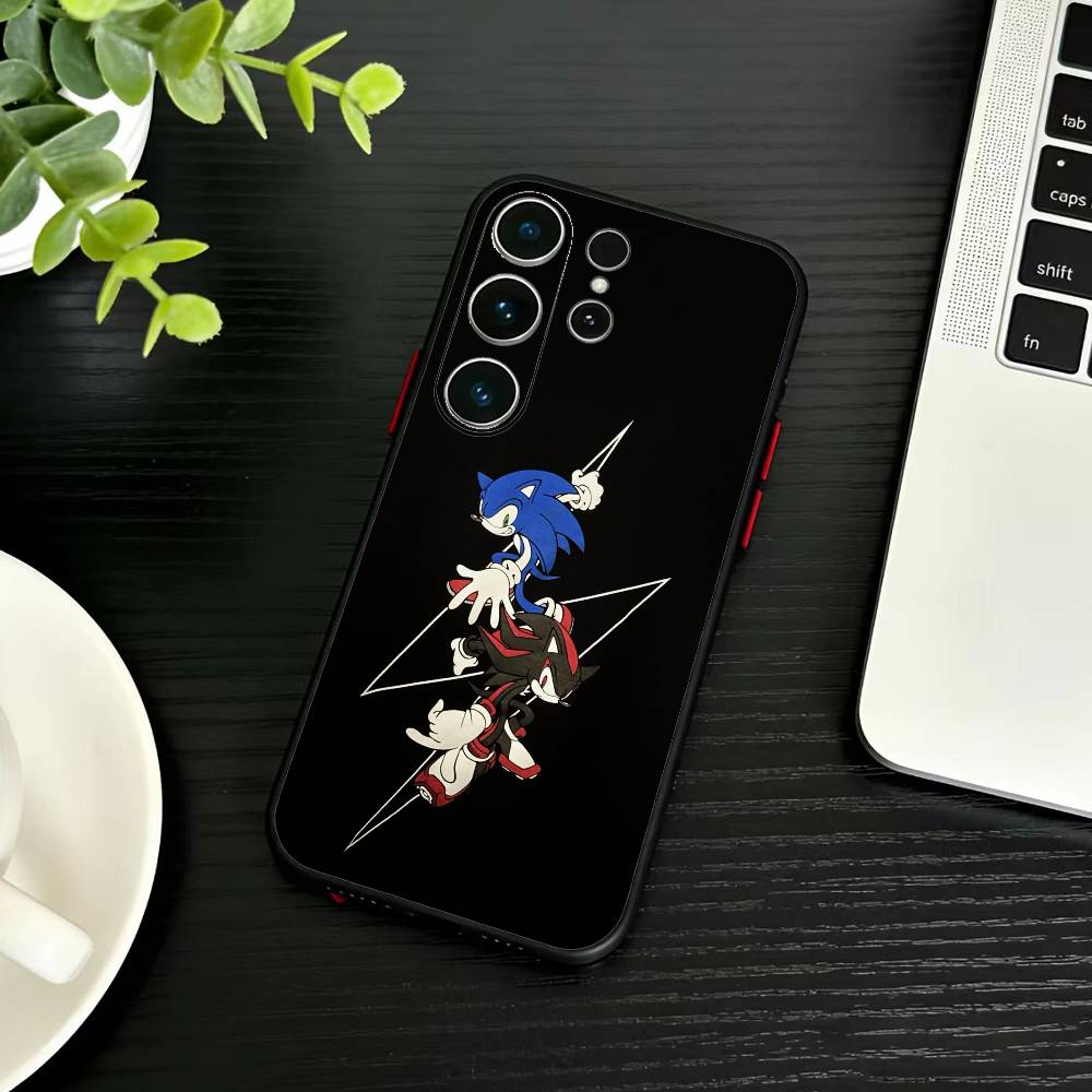

Hedgehog Knuckles Phone Case For Samsung S26,S25,S24,S23,S22,S21,S20,Plus,Fe,Lite,Others Black Cover Samsung S24fe