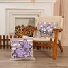 Floral Print Easter Pillow Cover Home Decor Set Combination Square Cushion Cover Rabbit Pillow Cover