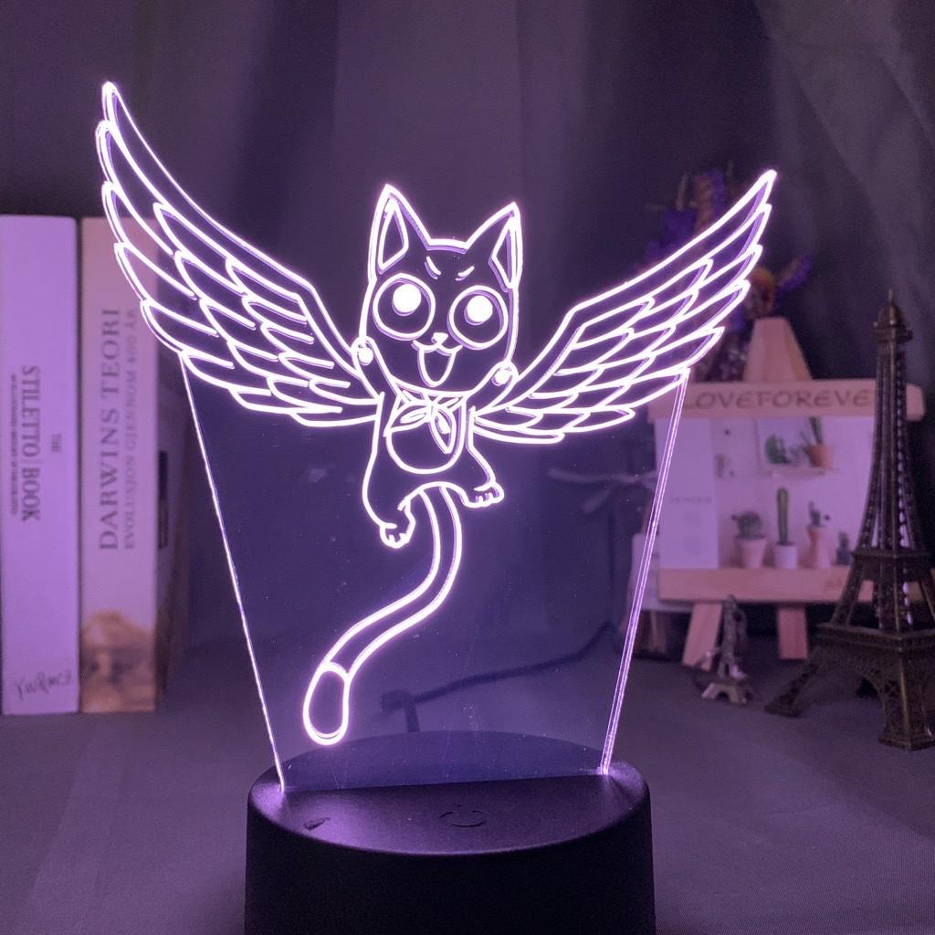 Night 3d Lights Boys Girls Fairy Tail Action Figure Fairy Lamp 16 Remote Colors