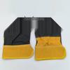 Yellow Leather Welding Gloves - Oil, Puncture, and Heat-Resistant Labor Protection