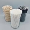 100 Pcs Cocktail Straws Compostable Biodegradable Straws 7.75in Long for Smoothies Tumblers Cocktail MilkShake for Party
