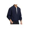 Adidas Solid Color Zip-Up Long Sleeve Jacket Men Outerwear Dark-Grey Navy-Blue HS3407