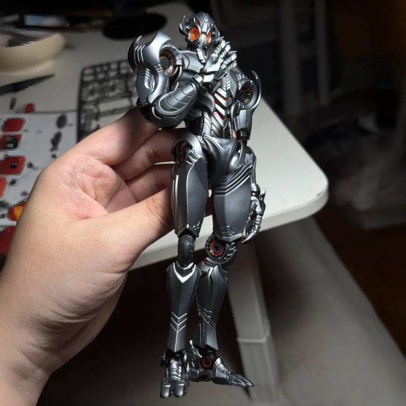 Blokees Legend Series Light Up Mecha Model Kit 20cm Led Glowing Action Figure Building Block Collectible Toy Gift For Fans