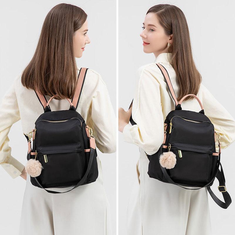 Women's Backpacks New Oxford Cloth Waterproof Women Shoulder Bag Fashi Lightweight Travel Backpack Lovely Girl's School Bag