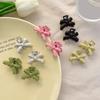 5Pcs Girl Hairpins 3D Bow Design Matte Texture Hair Clips Lightweight Small Gripper