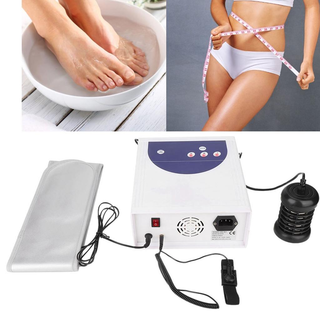 Anion Hydrogen Molecule Cell Detox Foot Bath Spa Machine Health Care Device 110V US Plug
