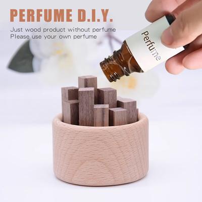 No Perfume DIY Fragrance Diffuser Aroma Home Room Car Bathroom Interior Accessories Wooden Ornaments Air Freshener Decorations