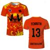 New Summer Maillot JUL Jersey Tchikita Youth Breathable Training Football T-shirt Men and Women Fashion Sports Tees