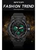 Sanda Tactical Luminous Waterproof Mountaineering Watch for Men - Multifunctional and Sporty